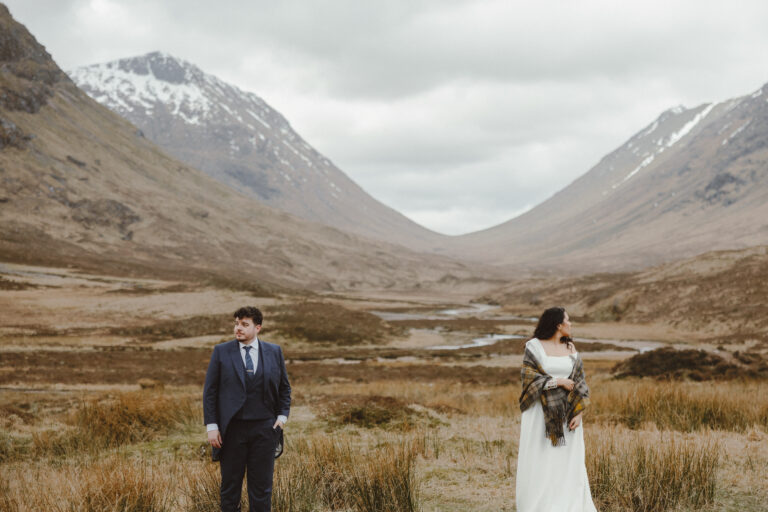 Boda civil en parque de la marquesa y postboda en Escocia